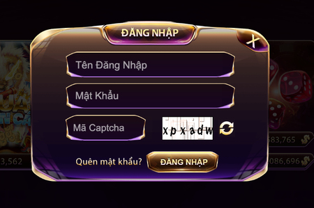 Form Đăng nhập GemWin