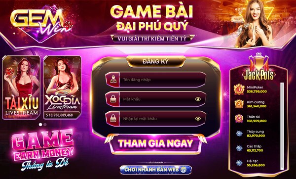 Giới thiệu cổng game Gemwin