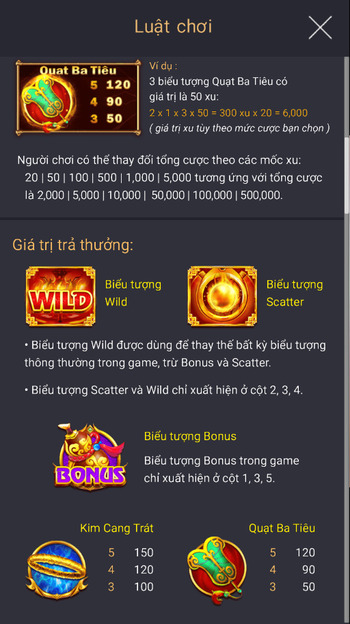 Luật chơi game nổ hũ Tây Du Thần Khí 2